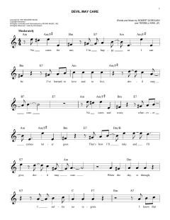 Devil May Care von Robert Dorough (Download) 