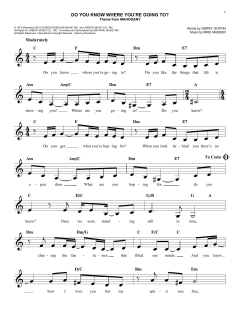 Do You Know Where You're Going To? von Diana Ross (Download) 