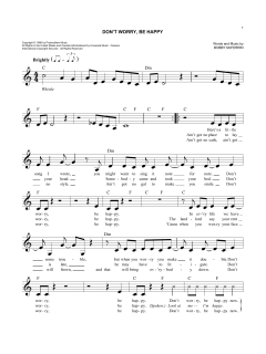 Don't Worry, Be Happy von Bobby McFerrin (Download) 