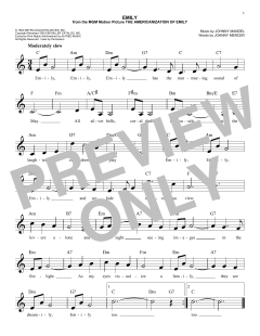 Emily von Johnny Mandel (Download) 