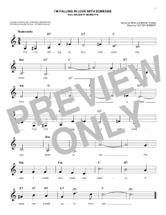 I'm Falling In Love With Someone von Rida Johnson Young (Download) 