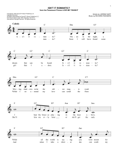 Isn't It Romantic? von Richard Rodgers (Download) 