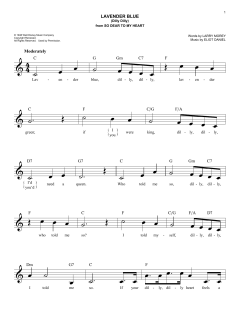 Lavender Blue von Burl Ives (Download) 
