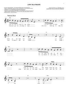 Livin' On A Prayer von Bon Jovi (Download) 