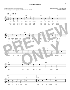 Love Me Tender von Elvis Presley (Download) 