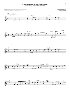 Love Theme From "St. Elmo's Fire" von David Foster (Download) 