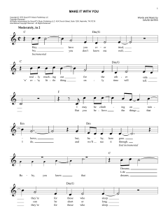 Make It With You von Bread (Download) 