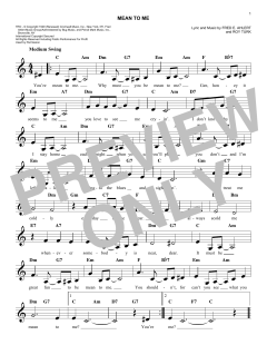 Mean To Me von Ruth Etting (Download) 