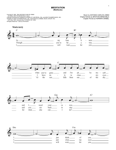 Meditation von Norman Gimbel (Download) 