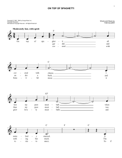 On Top Of Spaghetti (Download) 