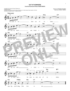 Out Of Nowhere von Johnny Green (Download) 