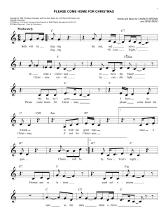 Please Come Home For Christmas von Gene Redd (Download) 