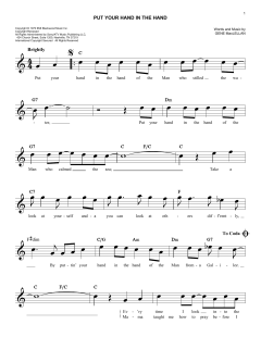 Put Your Hand In The Hand von Ocean (Download) 