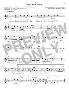 Rocky Mountain Way von Joe Walsh (Download) 