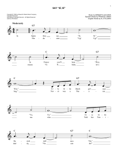 Say "Si, Si" von Al Stillman (Download) 