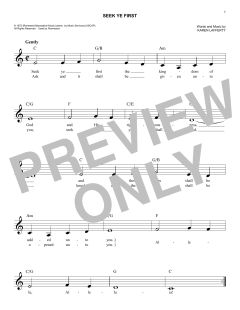 Seek Ye First (Download) 