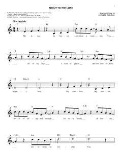 Shout To The Lord von Carman (Download) 