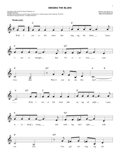 Singing The Blues von Guy Mitchell (Download) 