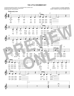 The Little Drummer Boy von Harry Simeone (Download) 