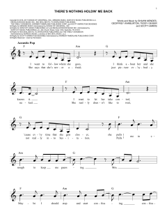 There's Nothing Holdin' Me Back von Shawn Mendes (Download) 