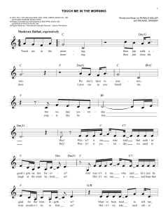 Touch Me In The Morning von Diana Ross (Download) 
