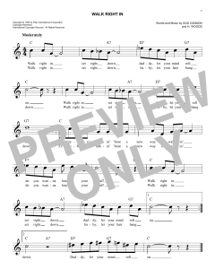 Walk Right In von The Rooftop Singers (Download) 