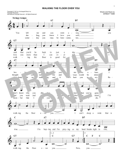 Walking The Floor Over You von Ernest Tubb (Download) 