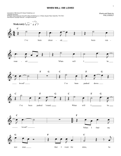 When Will I Be Loved von Linda Ronstadt (Download) 