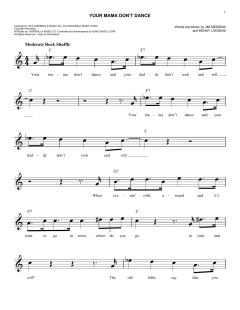 Your Mama Don't Dance von Jim Messina (Download) 