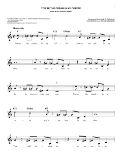 You're The Cream In My Coffee von Buddy Gard DeSylva (Download) 