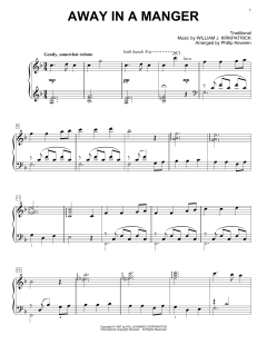 Away In A Manger von Traditional (Download) 