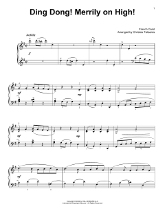 Ding Dong! Merrily On High! (Download) 