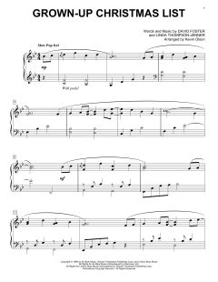 Grown-Up Christmas List von Amy Grant (Download) 