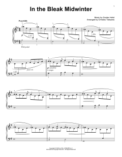 In The Bleak Midwinter von Gustav Holst (Download) 