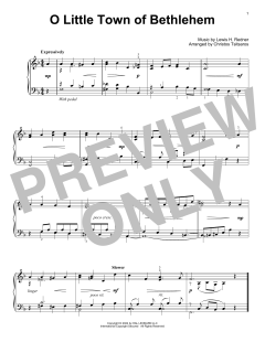 O Little Town Of Bethlehem von Lewis H. Redner (Download) 