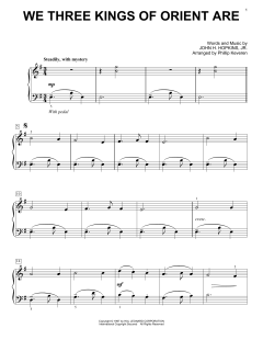 We Three Kings Of Orient Are von John H. Hopkins Jr. (Download) 