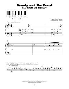 Beauty And The Beast von Alan Menken (Download) 