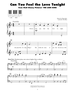 Can You Feel The Love Tonight von Elton John (Download) 