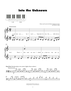 Into The Unknown von Robert Lopez (Download) 
