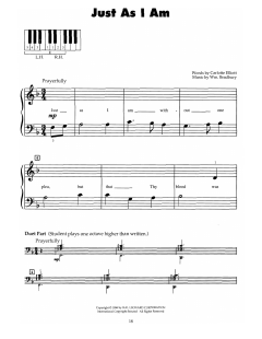 Just As I Am von William B. Bradbury (Download) 