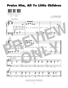 Praise Him, All Ye Little Children von Carey Bonner (Download) 
