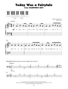 Today Was A Fairytale von Taylor Swift (Download) 
