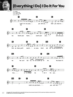 (Everything I Do) I Do It For You von Bryan Adams (Download) 