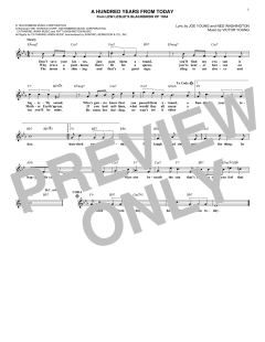 A Hundred Years From Today von Frank Sinatra (Download) 