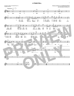 A Tear Fell von Teresa Brewer (Download) 