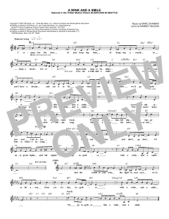 A Wink And A Smile von Marc Shaiman (Download) 