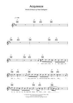 Acquiesce von Oasis (Download) 