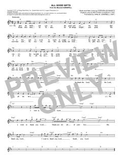 All Good Gifts von Stephen Schwartz (Download) 