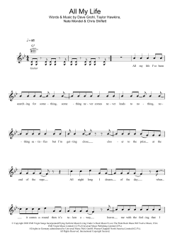 All My Life von Foo Fighters (Download) 