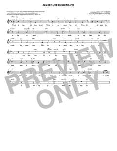 Almost Like Being In Love von Alan Jay Lerner (Download) 